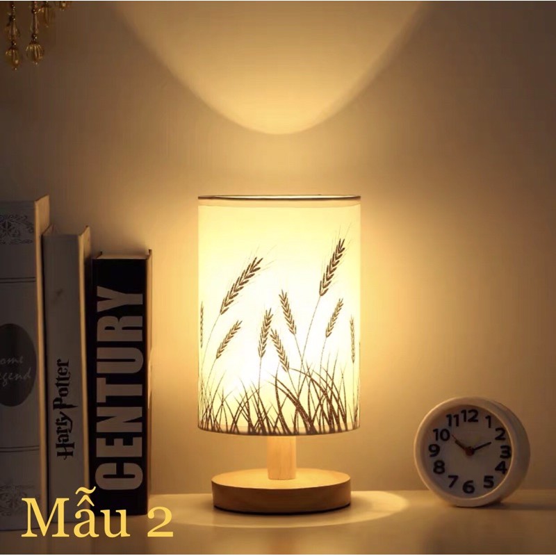 Đèn Led ngủ để bàn chân gỗ , Order 3 tuần