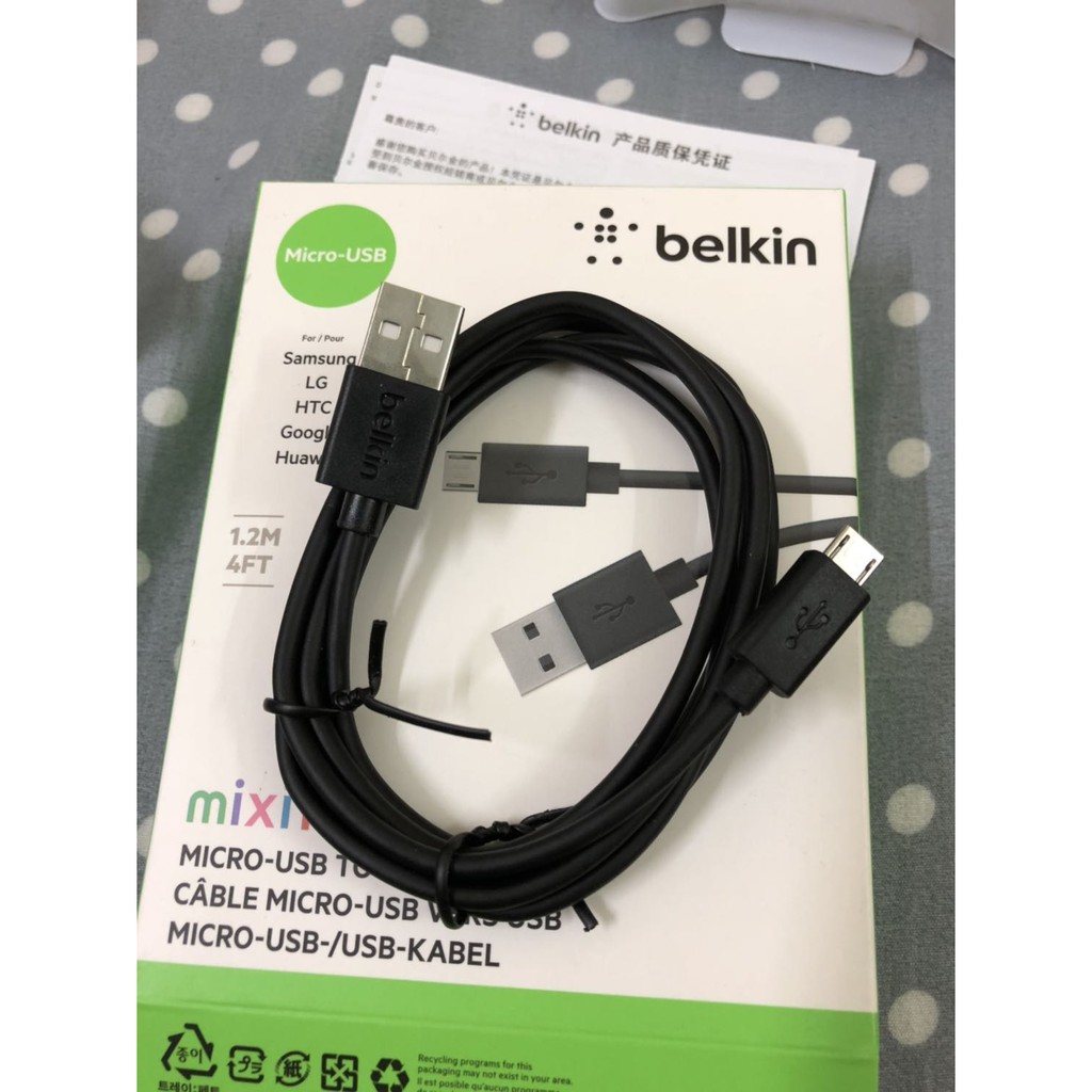 Cáp Belkin Mixit Micro USB (F2CU012BT04)