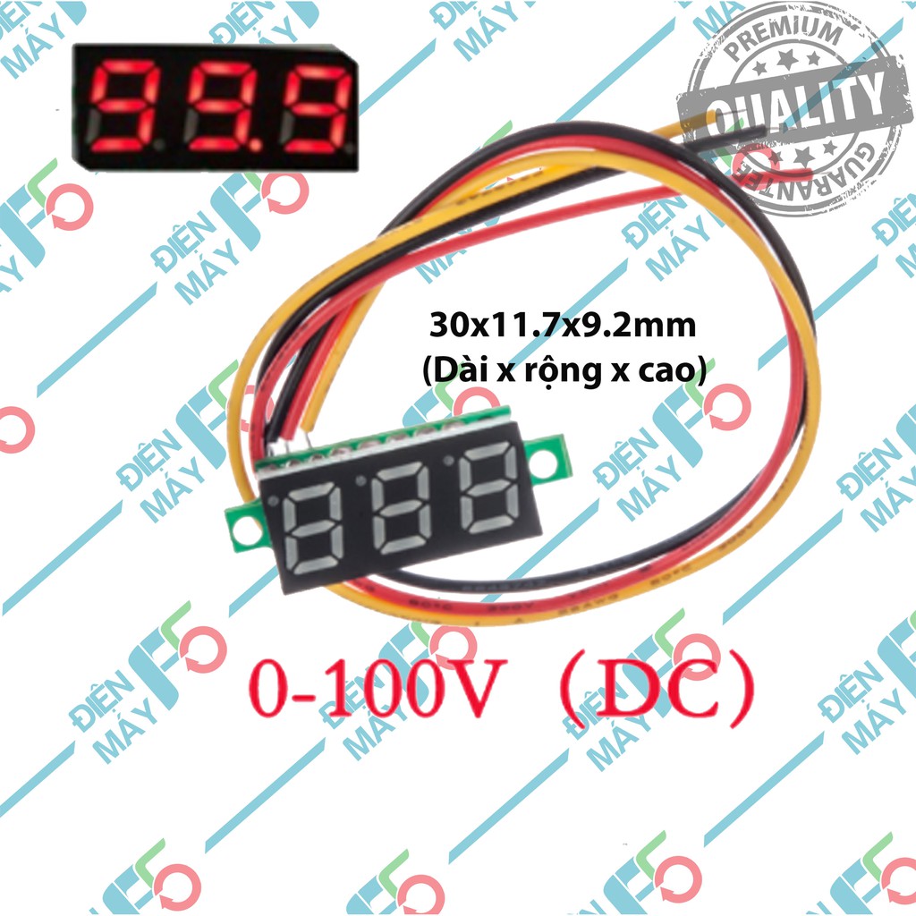 DMF5  Đồng hồ LED đo nguồn DC 0-100v