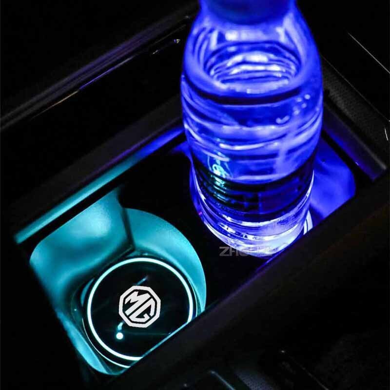 Miếng Lót Cốc Có Đèn LED Đổi Màu Với Cổng Sạc USB Chống Thấm Nước MG ZS 5 3 HS 7