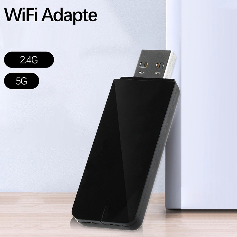 Usb Thu Tín Hiệu WiFi Băng Tần Kép 2.4G 5G 300M RT5572 Hỗ Trợ Linux