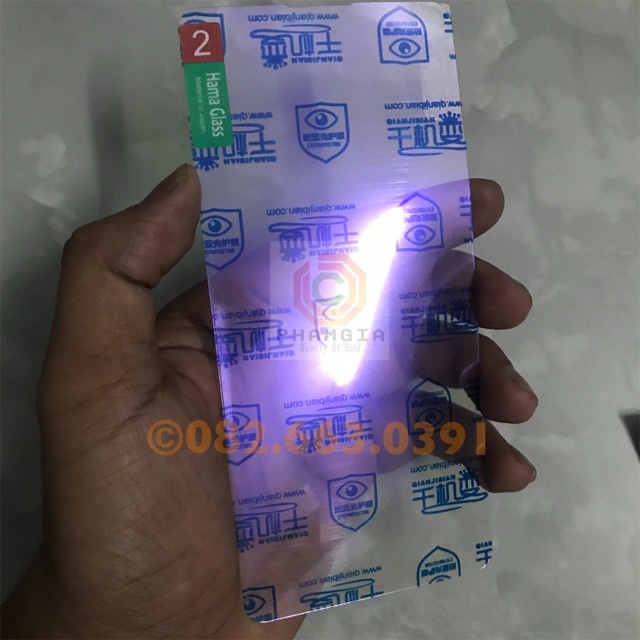 Kính cường lực dẻo nano vsmart active 3 9H ánh tím bảo vệ mắt,, không viền, full 98%