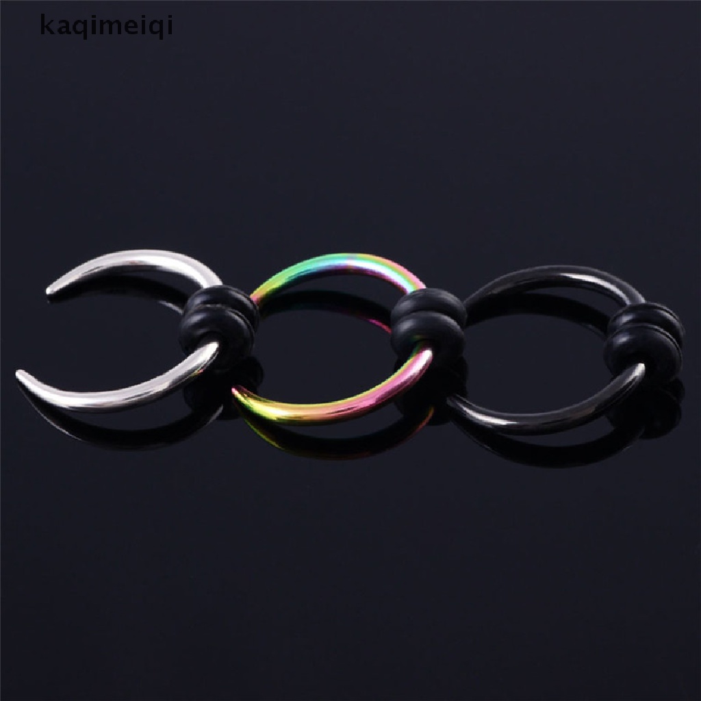 [KAQ] Surgical Steel Hoop Septum Nose Ring Piercing Clip Cartilage Earrings Jewelry GJL
