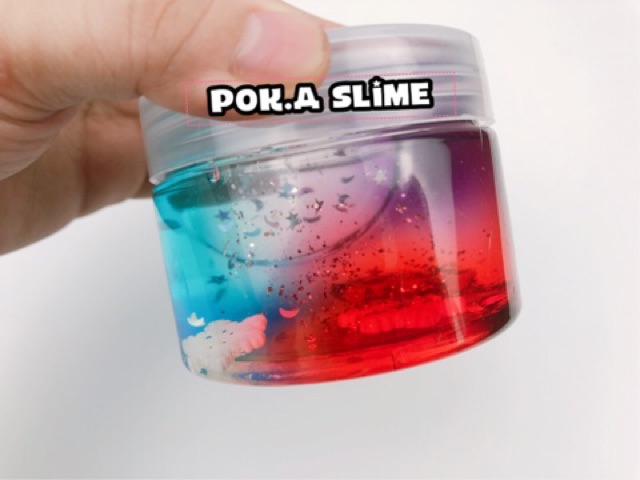 Slime Xmas at night - chất clear slime