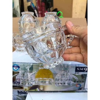 Bộ 6 Ly Thủy Tinh Pha Lê Cao Cấp