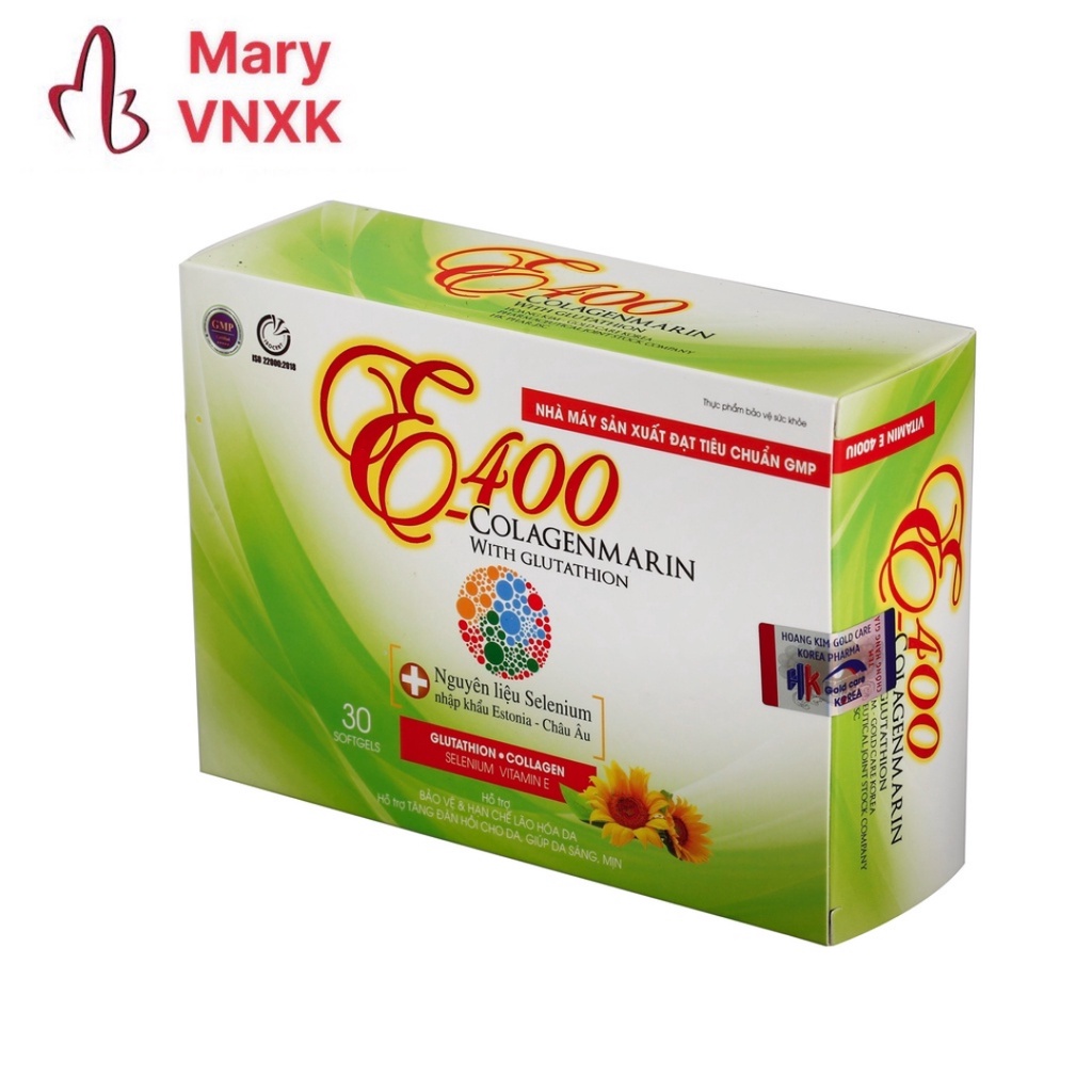 1HỘP VIÊN UỐNG E400- COLLAGENMARIN WITH GLUTATHION