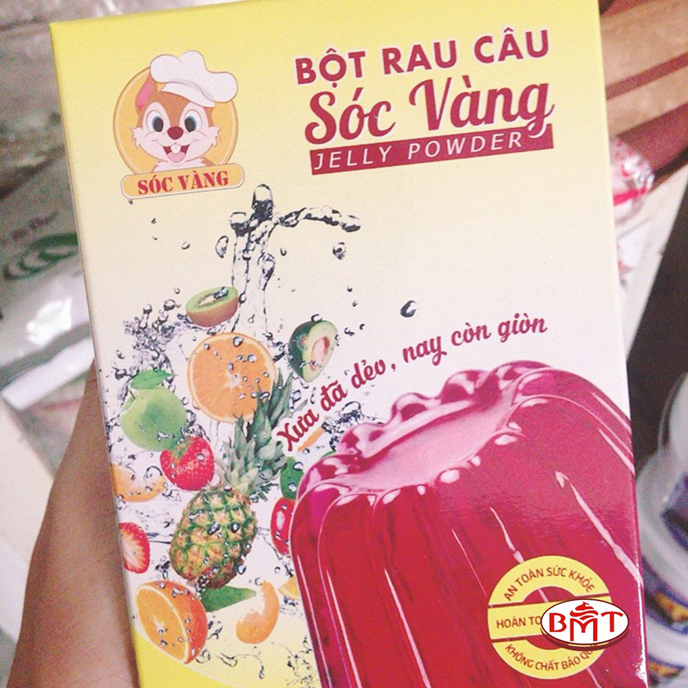 Bột Rau Câu Sóc Vàng Jelly Powder