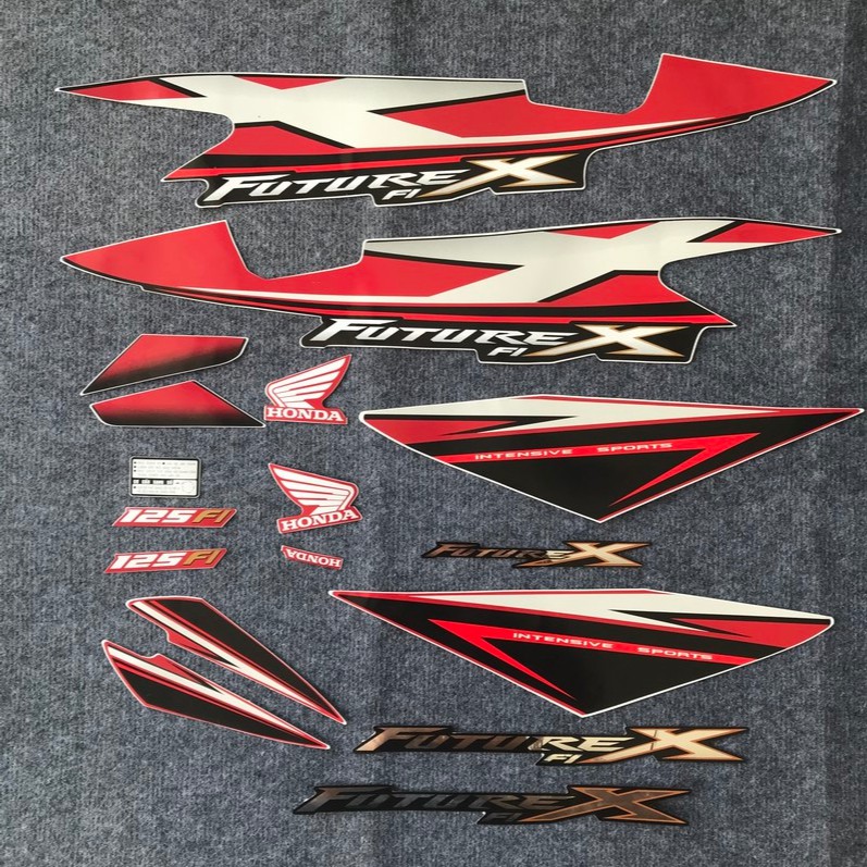 Tem xe FUTURE X 125CC ( đỏ đen )
