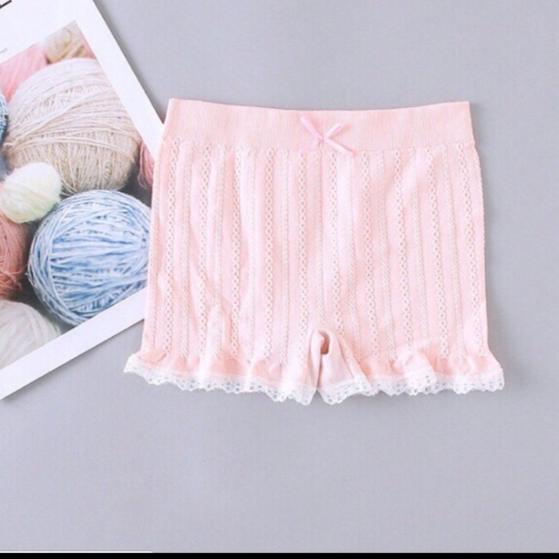 Quần đùi short nữ mặc trong váy gân tăm Siêu Co Dãn (túi zip)-hàng loại 1