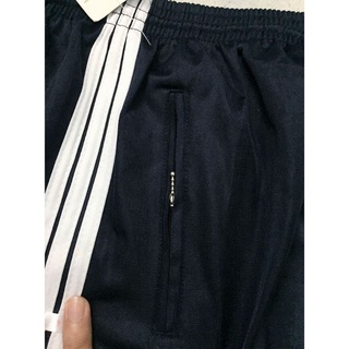 Quần thể dục quần thể thao quần 3 sọc túi khóa người lớn học sinh sinh viên, đồng phục học sinh chất vải thun cào