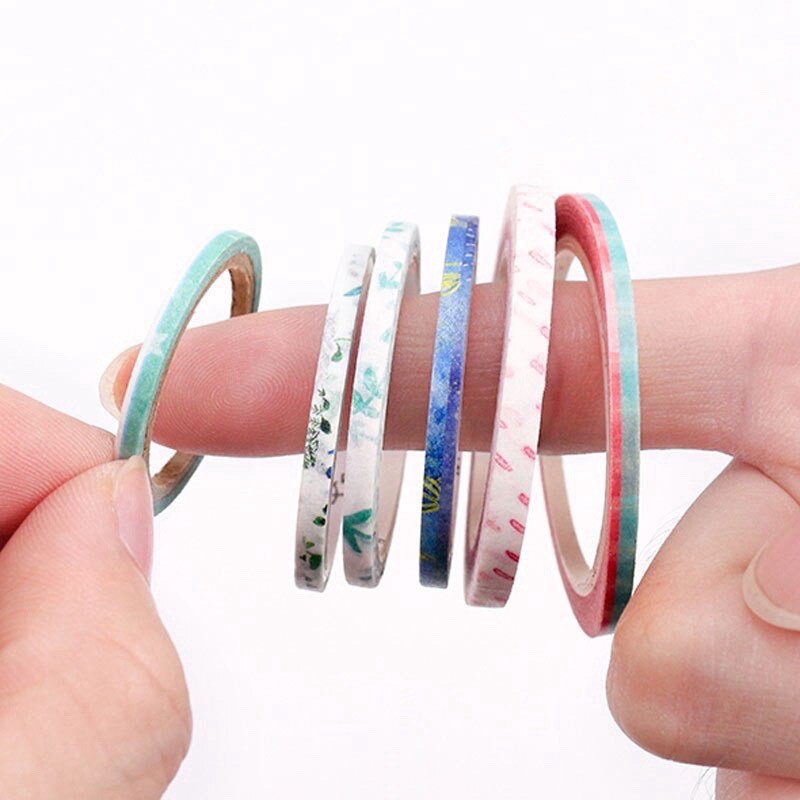 Combo 10 cuộn washi Tape super mini siêu dễ thương - MiuSua