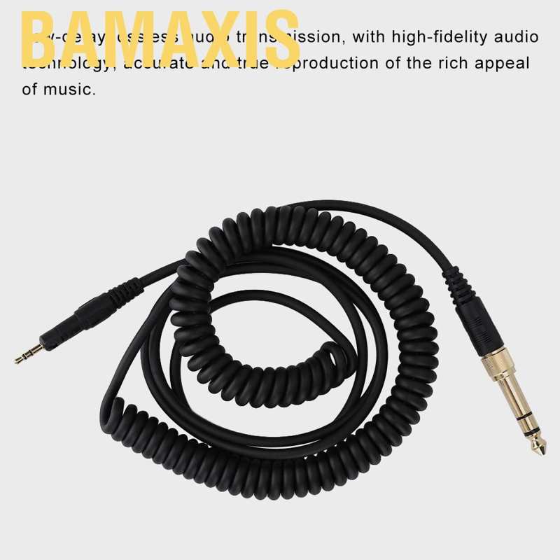 Bamaxis 160CM 3.5mm Jack DIY Earphone Audio Cable Headphone Repair Replacement Wire Cord