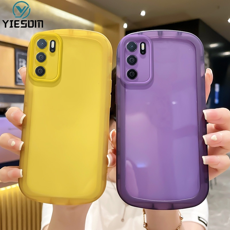 Ốp Điện Thoại Silicon Mềm Trong Suốt Chống Sốc Cho OPPO A16 A16K A16E A15 A15S A54 A53 A31 A9 A5 2020 A52 A72 A92