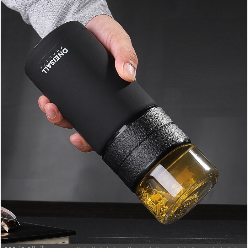 Bình giữ nhiệt có lọc trà cao cấp Oneisall 380ml