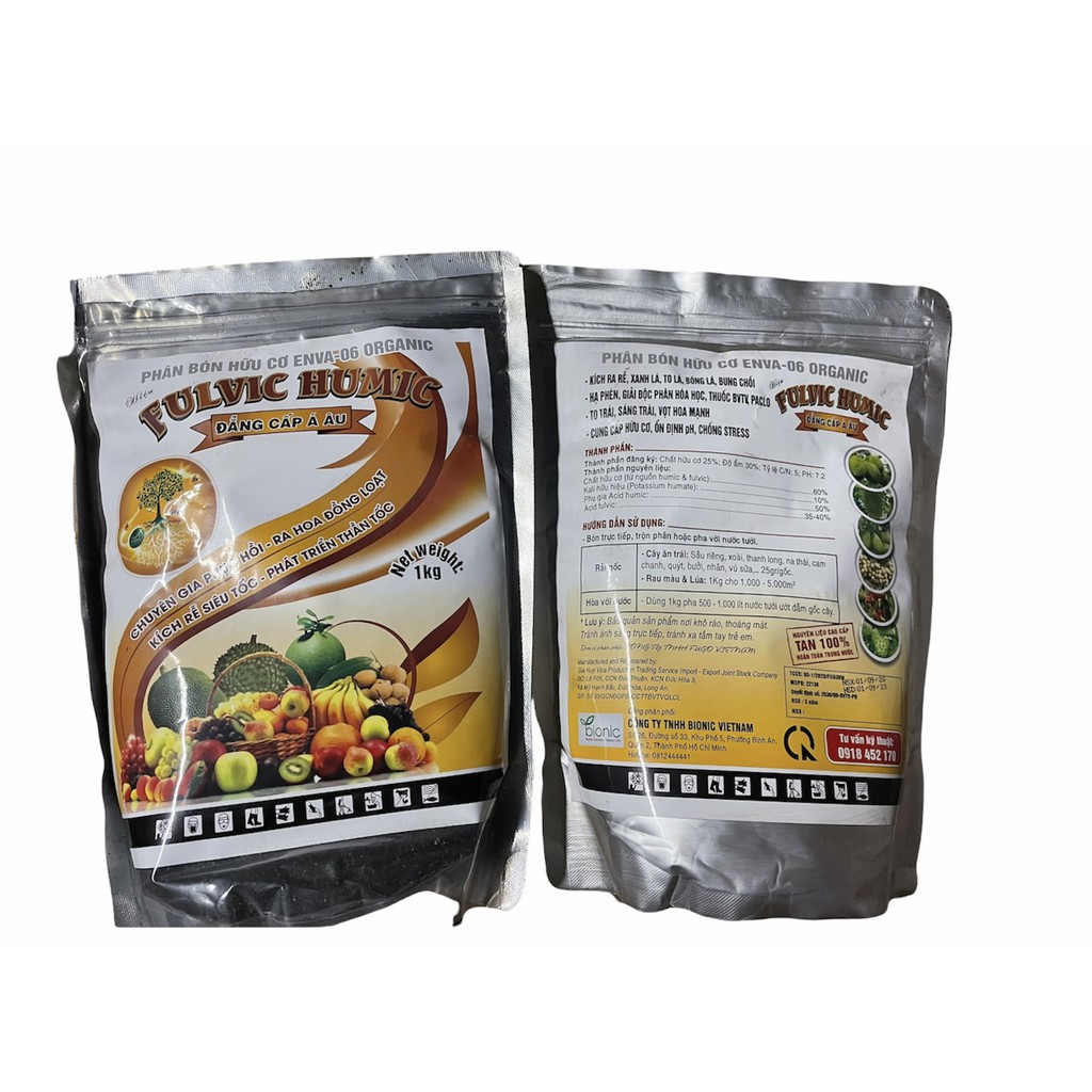 Fulvic Humic cao cấp tan 100% hoàn toàn trong nước