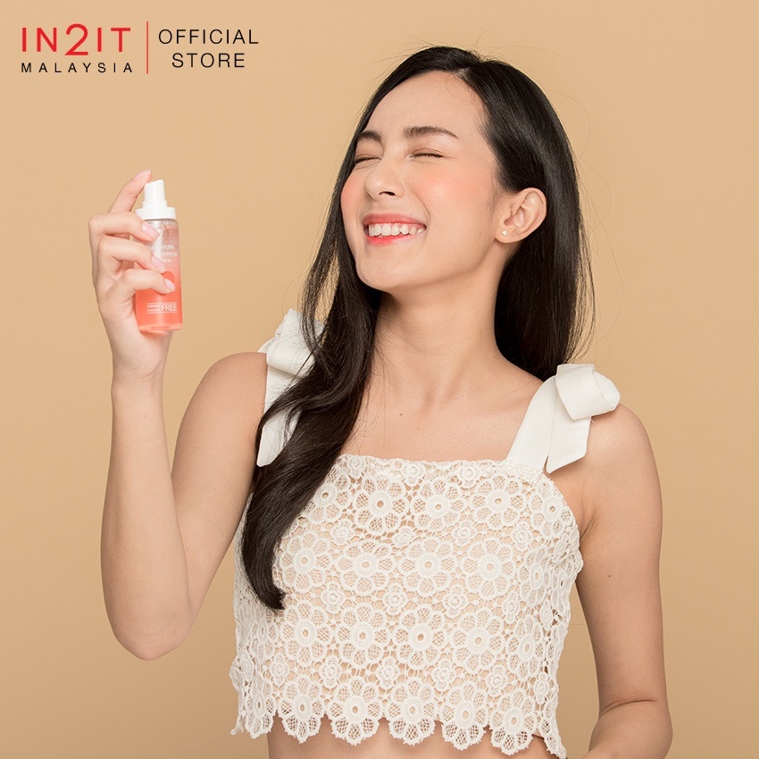 Xịt khóa nền makeup IN2IT Blur &amp; Matte Mineral Make-Up Fix Spray phủ mờ lỗ chân lông 50ml - Thái Lan