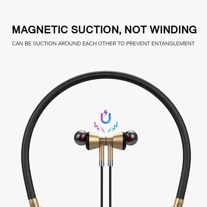 SMN-32 Neckband Earphone Magnetic Comfortable Wireless Bluetooth 5.0 Headphone