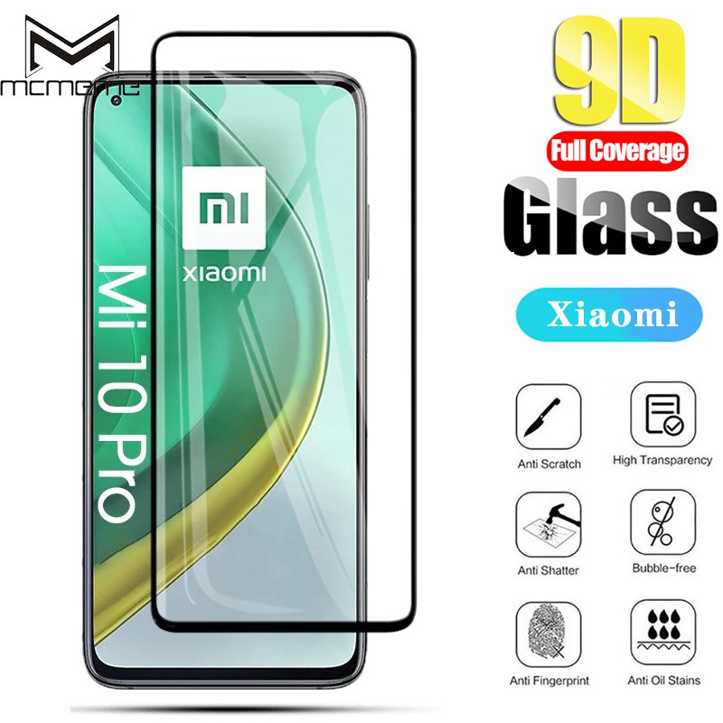 Kính cường lực 9D bảo vệ toàn màn hình cho Xiaomi Mi 14 13 13T 12T 12 11 Lite 11T 10T 9 8 SE Mi 9SE 8SE 9T Pro