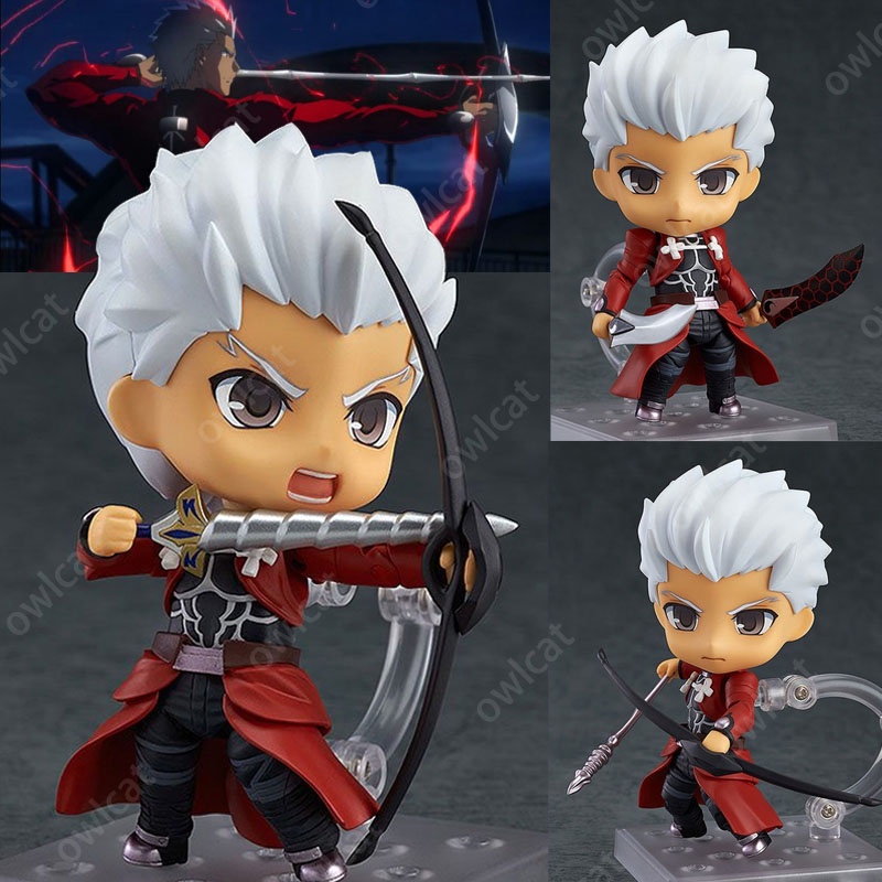 The Fate Grand Order Archer EMIYA Figure anime film character model is 10cm high Servant FGO Fate st