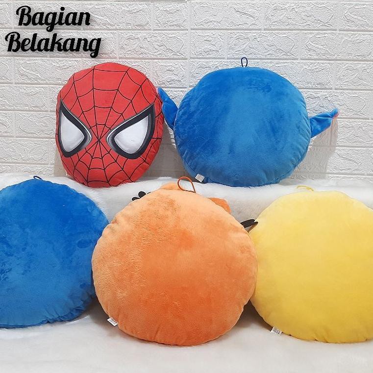 Gối Ôm Hình Nhân Vật Hoạt Hình Doraemon Garfield Spiderman 83