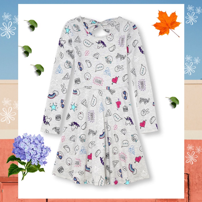 [ Chính Hãng Place] Đầm Váy Bé Gái Chất Thun Cotton Co Giãn 4 Chiều Mềm Mịn Rất Mát