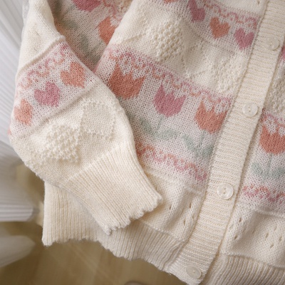 Hàng Sẵn_ Áo len Sweater thu đông nhẹ nhàng phong cách retro Hadu shop