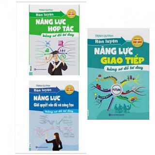 Combo Sách Kỹ Năng: Rèn Luyện Năng Lực Hợp Tác Bằng Sơ Đồ Tư Duy + Rèn Luyện Năng Lực Giao Tiếp ( tặng 3c sổ tay bí kíp)
