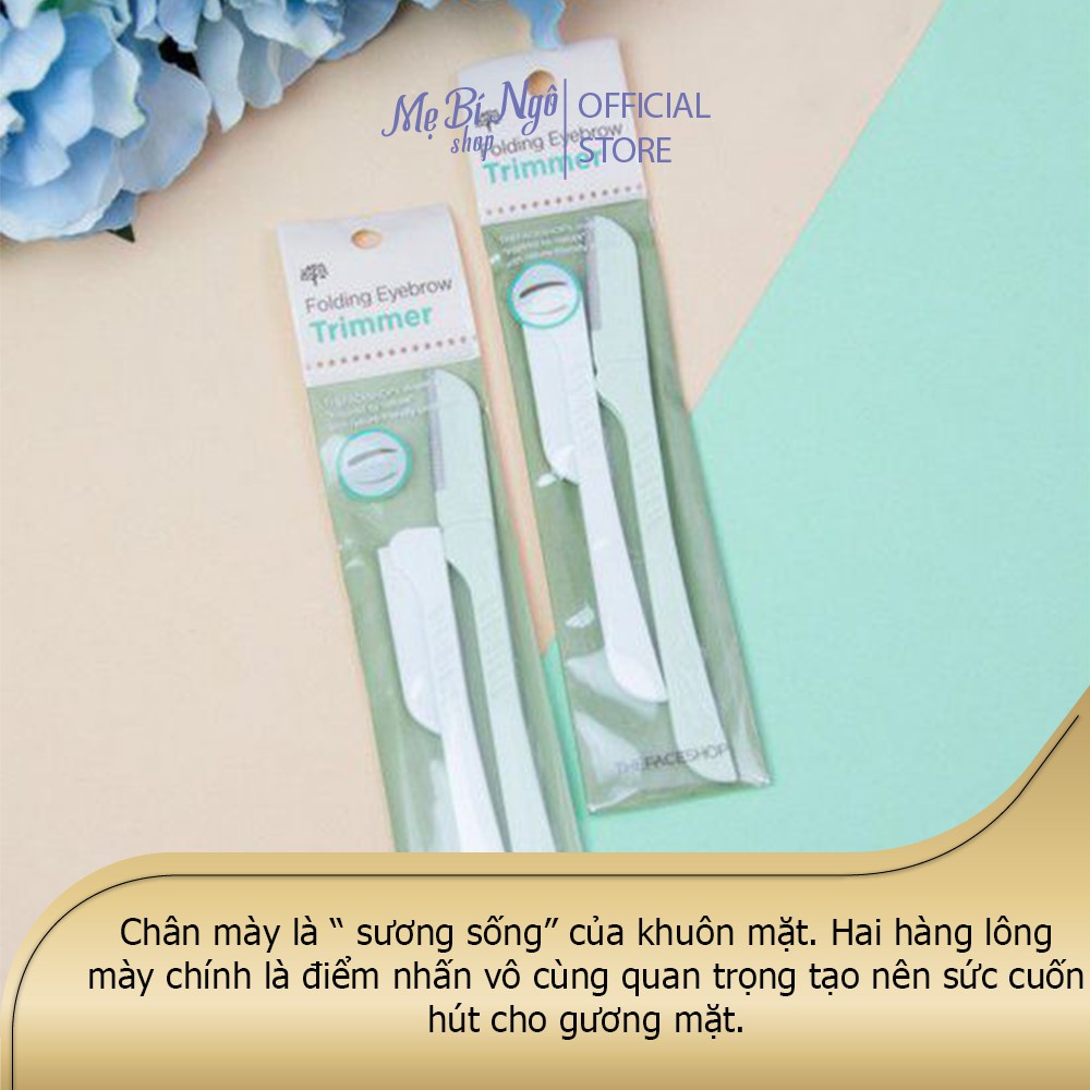 Bộ 2 Dao Cạo Lông Mày The Face Shop - Cam kết hàng chính hãng