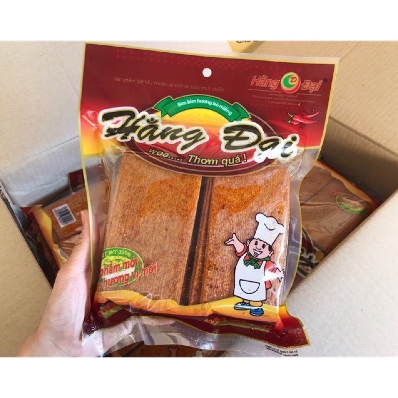 Bò Miếng Hằng Đại - Snack Thơm Cay Hằng Đại Gói 320G | BigBuy360 - bigbuy360.vn