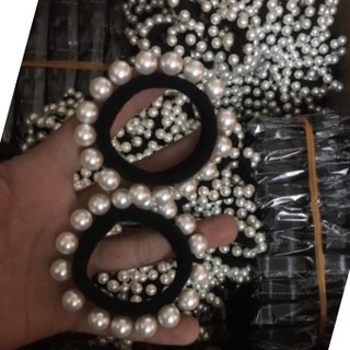 Sỉ 10 Dây Buộc Tóc Ngọc Trai (Nhựa) QUYẾN RŨ