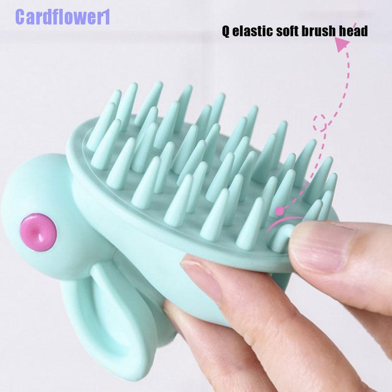 (Hàng Mới Về) Dụng Cụ Mát Xa Da Đầu Bằng Silicone Tiện Lợi