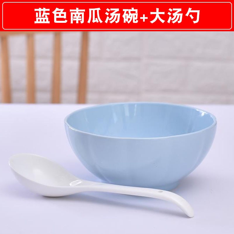 Tô Sứ Cỡ Lớn 8 Inch Hình Quả Bí Ngô Xinh Xắn