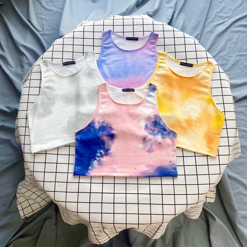 Áo CropTop Loang 3D Ảnh Thật