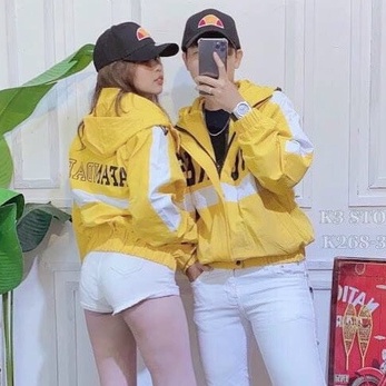 Áo Khoác Dù Nam Nữ Mẫu Mới, Áo Dù 2 Lớp Có Nón Chống Nắng Phong Cách Thời Trang TCS