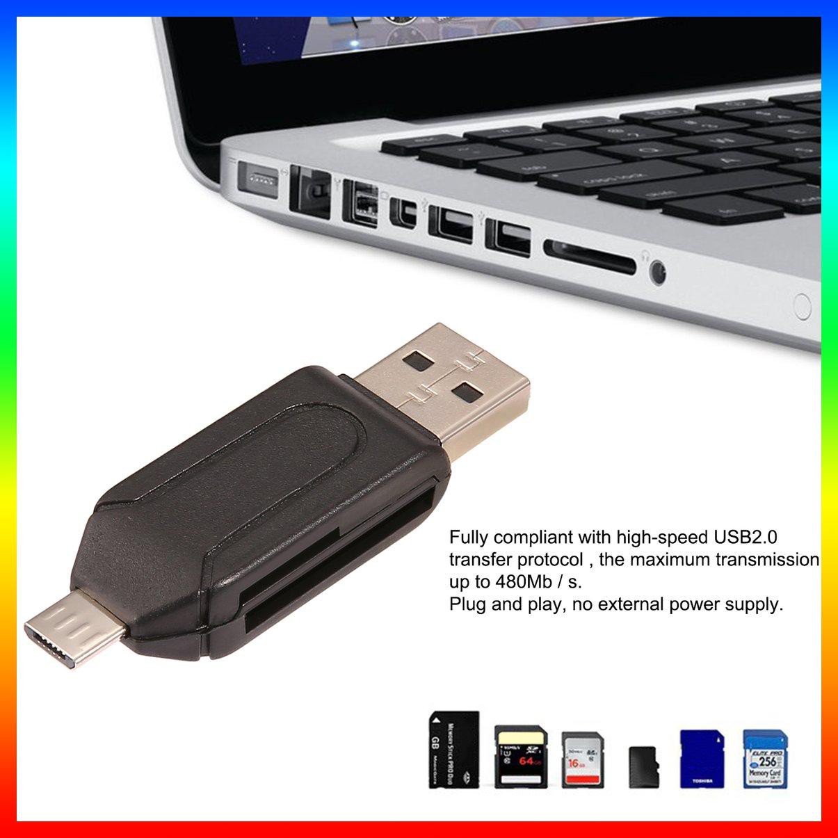 Đầu Đọc Thẻ Nhớ Micro Usb Otg Tf T-Flash Cho Điện Thoại / Pc