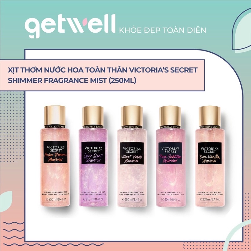 XỊT THƠM NƯỚC HOA TOÀN THÂN VICTORIA’S SECRET SHIMMER FRAGRANCE MIST