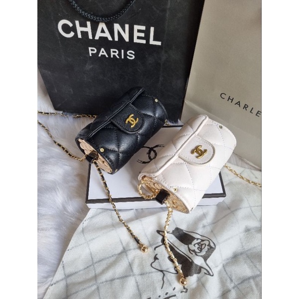 ❌️ Xã kho túi đeo chéo mini trống tròn #chanel. xinh xắn 15cm