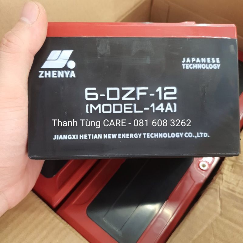 Ắc Quy 12V-14Ah cho xe điện trẻ em | Ắc quy 12V cho xe đạp điện |  Ắc quy ZHENTA 12V