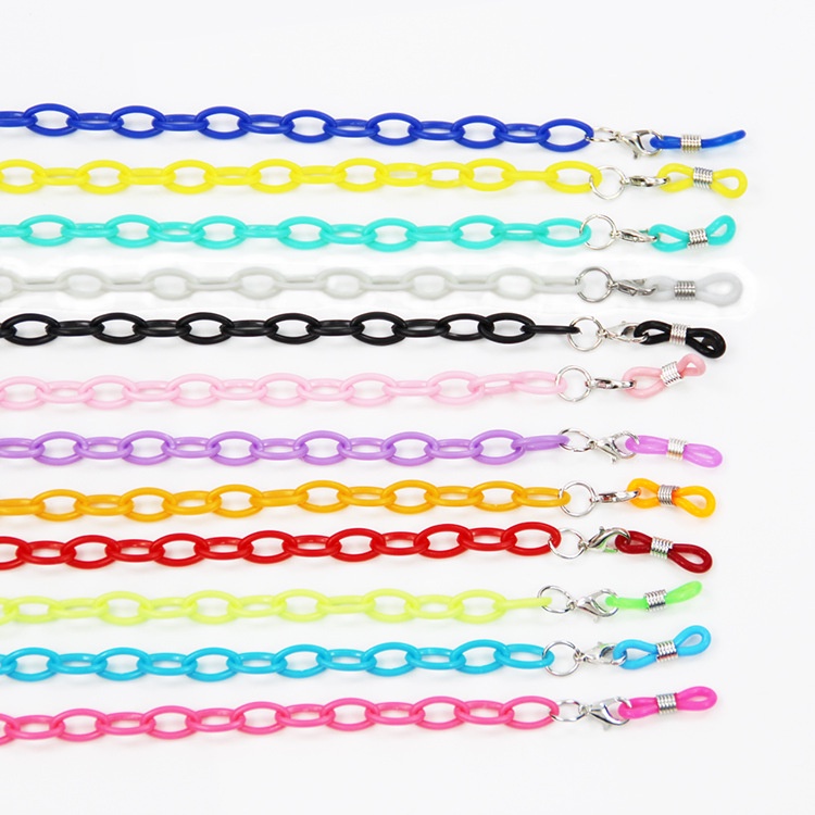 Dây chuyền đeo khẩu trang, đeo kính chống thất lạc ,chống rơi với 10 màu sắc tươi tắn đa năng phù hợp mọi lứa tuổi