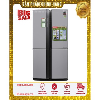 Tủ lạnh Sharp Inverter 556 lít SJ-FX630V-ST (Miễn phí giao tại HCM-ngoài tỉnh liên hệ shop)