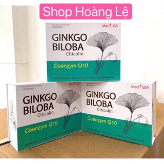 Viên uống bỗ não Ginkgo Biloba 360 Tăng cường lưu thông máu hộp 100 viên