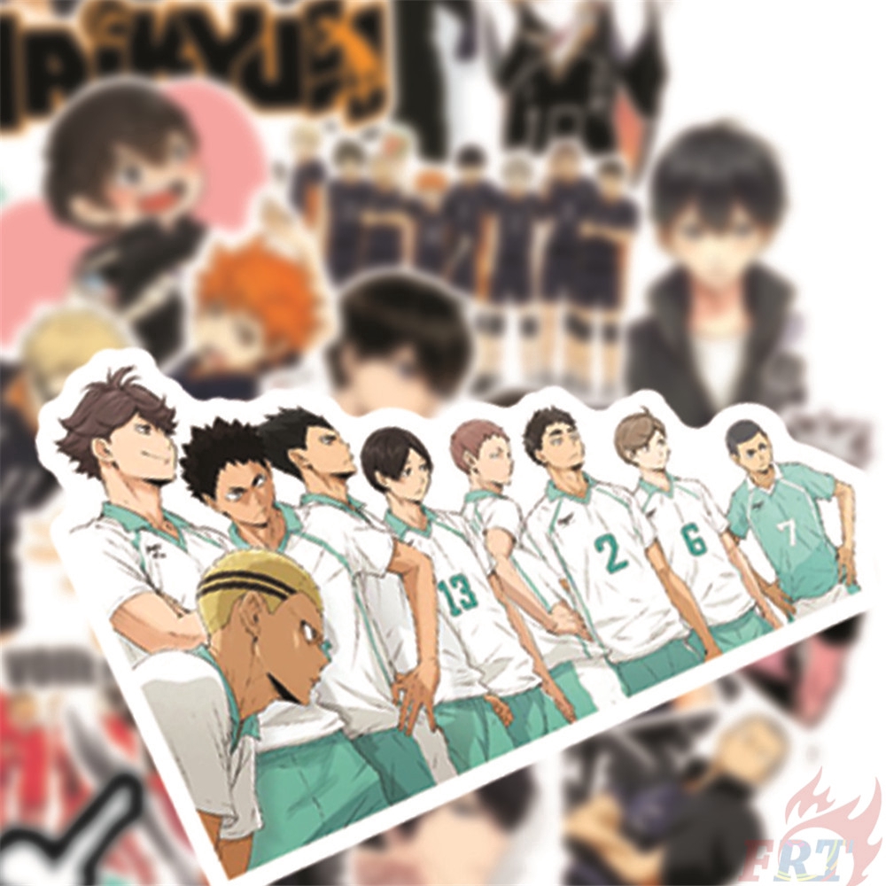 ❉ Haikyuu!! - Series 04 Anime Shoyo Hinata Tobio Kageyama Stickers ❉ 50Pcs/Set DIY Fashion Doodle Decals Stickers