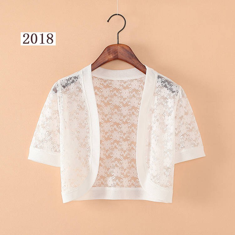 Áo Khoác Cardigan Tay Ngắn Phối Ren Thời Trang Mùa Hè 2020 Mới | BigBuy360 - bigbuy360.vn