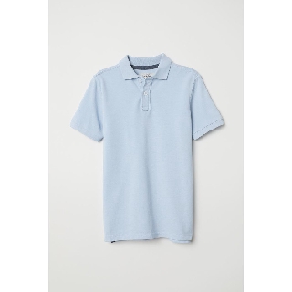Áo polo xanh HM H&M size 12-14y 55kg vừa _hàng chính hãng Anh