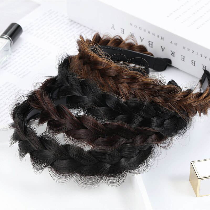 Băng Đô Cài Tóc Kiểu Tóc Tết Phong Cách Bohemian Thời Trang Chống Trượt Cho Nữ