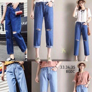 Quần jeans baggy bigsize 33-35