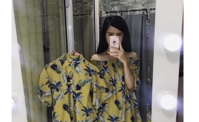 (Có bán lẻ) set đôi đi biển mẫu trễ vai