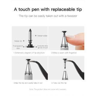 BÚT CẢM ỨNG IPHONE IPAD ANDROID ĐIỆN THOẠI MÁY TÍNH BẢNG 2 TRONG 1 BASEUS HOUSEHOLD PEN BÚT CẢM ỨNG