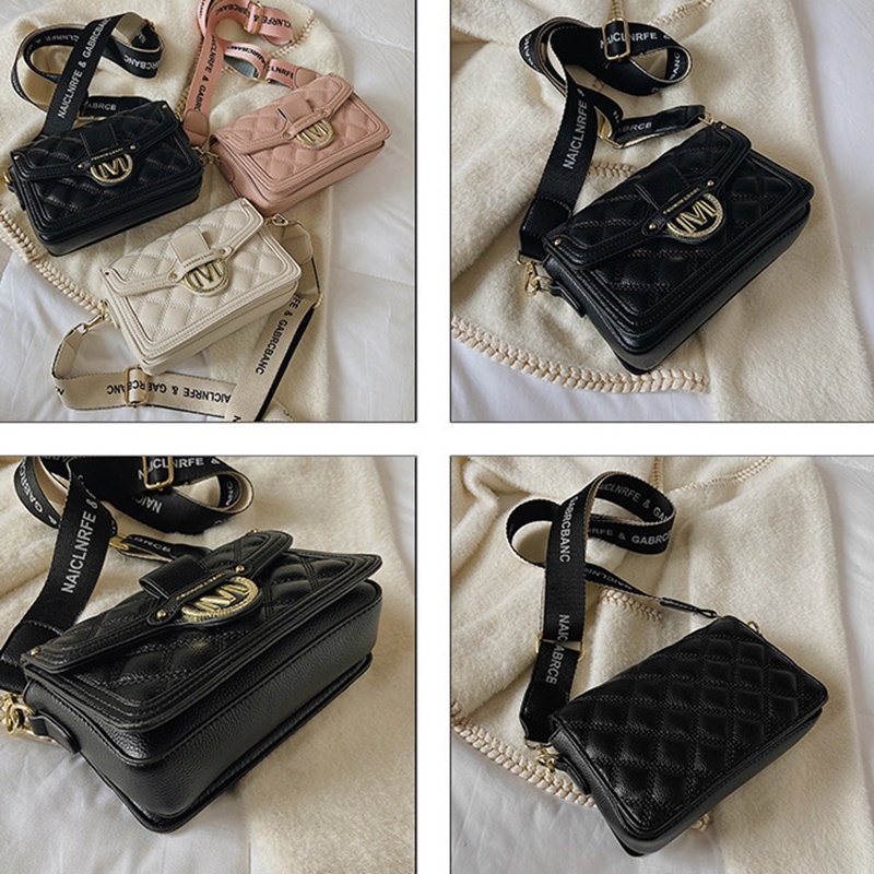 Túi đeo chéo hình vuông cỡ nhỏ thiết kế đơn giản thời trang cho nữ