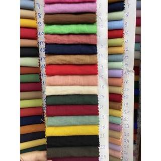 Vải linen thun đủ màu ib